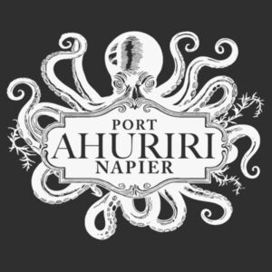 Port Ahuriri Sea Monster Tee Shirt Design