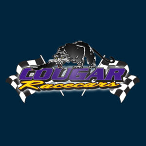 Cougar Racecars Mens Tee with Graphics on back Design