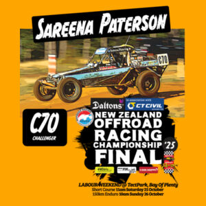 C70 Sareena Paterson Event Tee Shirt ORANZ Finals 2025 - All colours - All Sizes - Mens Shirt Design