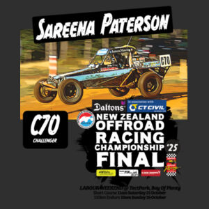 C70 Sareena Paterson Event Hoodie ORANZ Finals 2025 - All Sizes Design