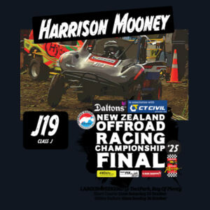 J19 Harrison Mooney ORANZ Final 2025 Print on Back of Kids Hoodie - Kids Sizes Design