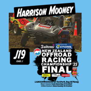 J19 Harrison Mooney ORANZ Final 2025 Print on Back of Ladies Tee Shirt - All Sizes - All Colours Design