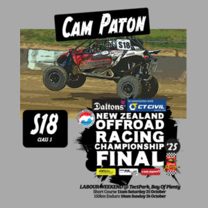 S18 Cam Paton ORANZ Finals Tee Shirt - All Colours - All Sizes - AS Colour Garments - Quality Gauranteed Design