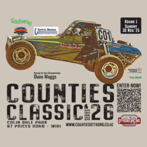 2026 Counties Classic Dave Maggs Tee Shirt - all sizes - all colours - Quality Gauranteed Design